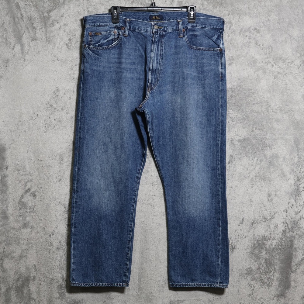 Polo Ralph Lauren Jeans Mens 40x30 Blue Straight Classic Denim Medium Relaxed
